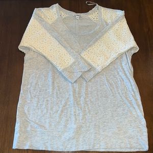 Express 3/4 sleeve t shirt
